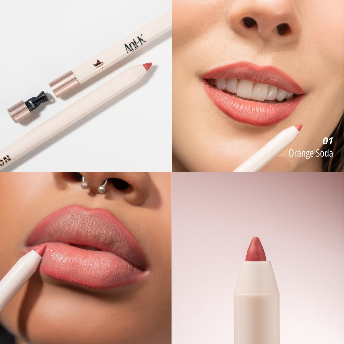 Delineador de Labios Kiss Definition - 01 Orange Soda