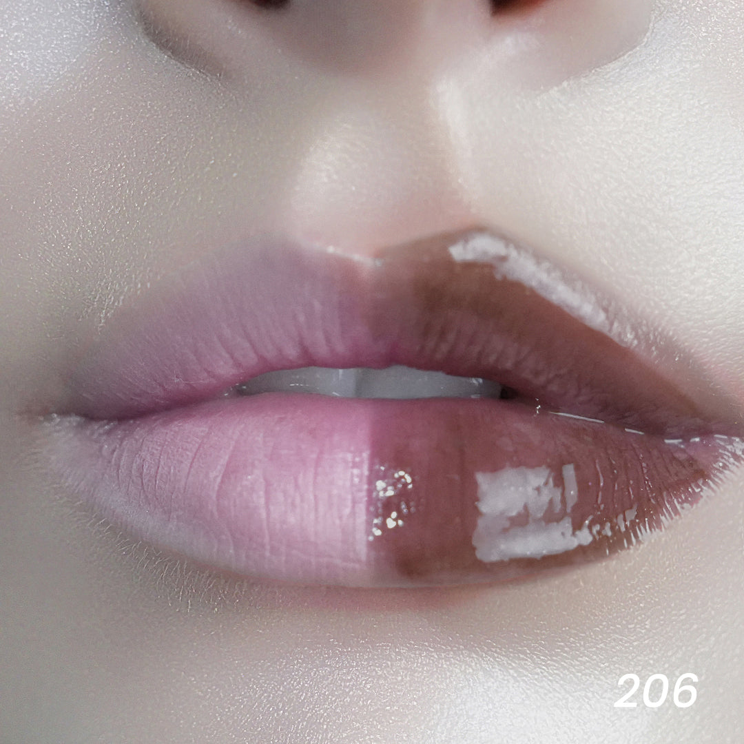 Lip Gloss Juicy Lips con ácido hialurónico (tono 203 Gloss Clara)