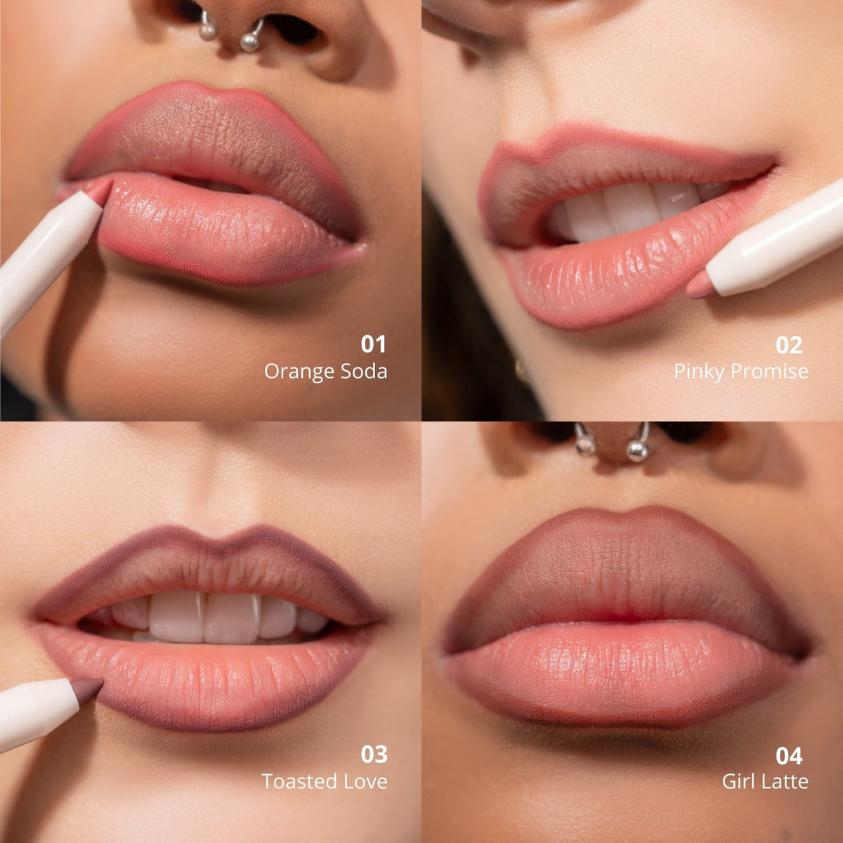 Delineador de Labios Kiss Definition - 01 Orange Soda