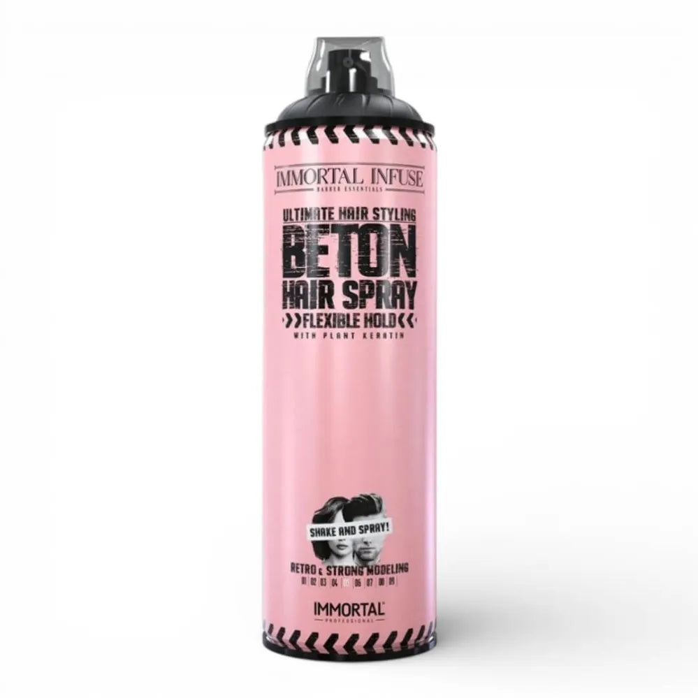 Immortal Infuse Beton Flexible hold hair spray 500 ml
