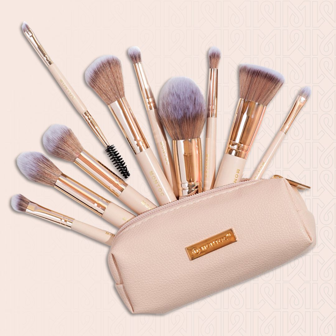 Kit mini brochas viajero nude