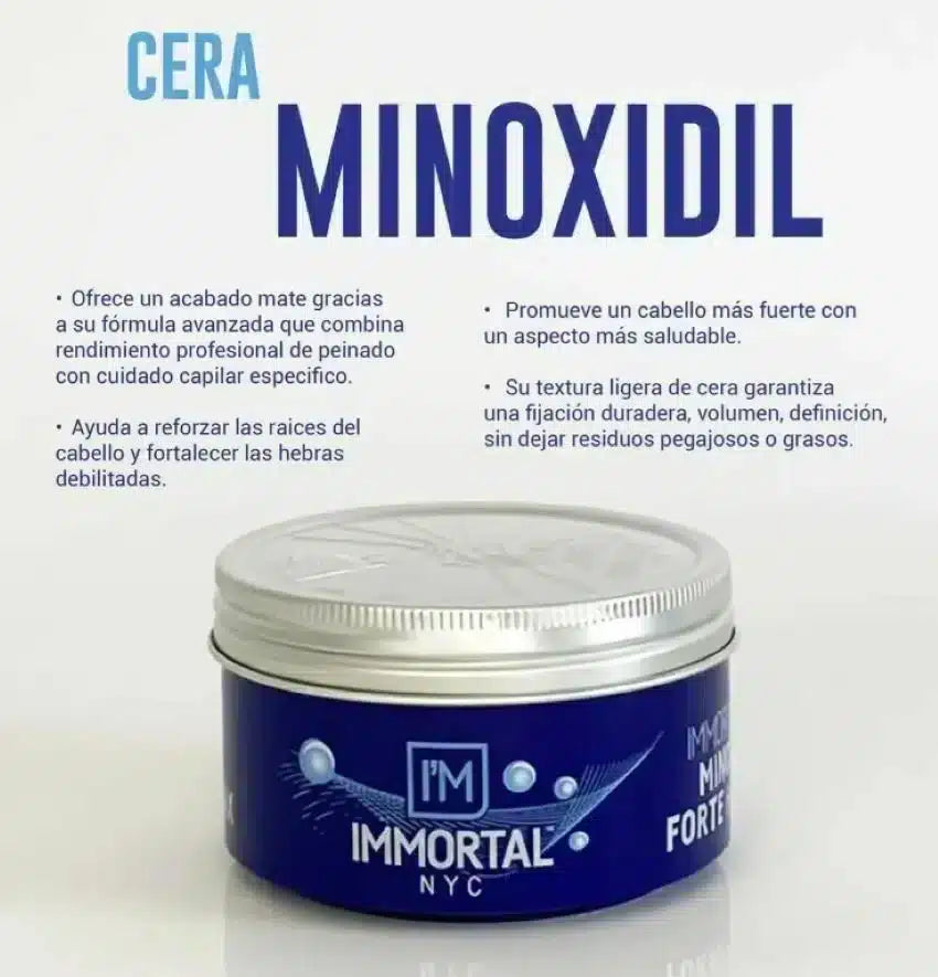 IMMORTAL PRO MINOXIDIL FORTE HAIR MATTE WAX 150 ML