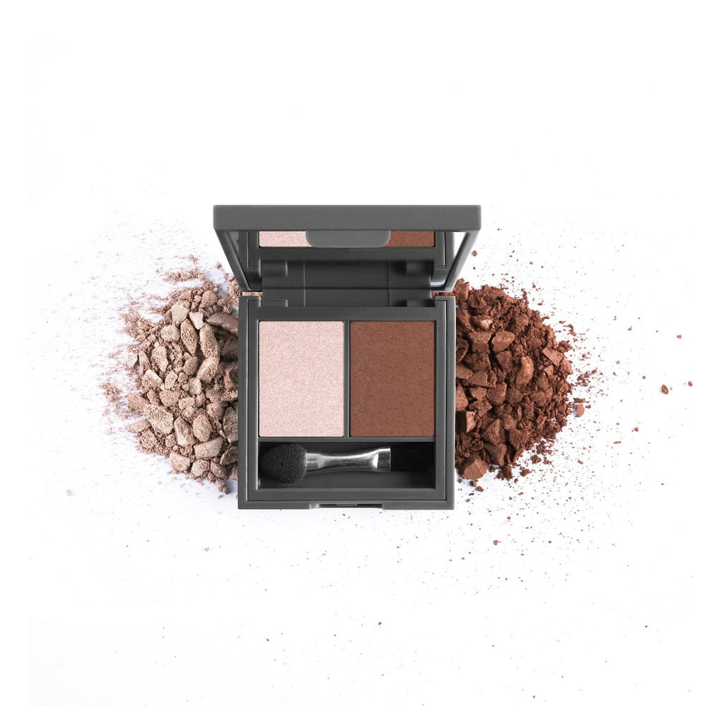 DUO EYESHADOW 201 PEARLY WHITE   BLACK VELVET