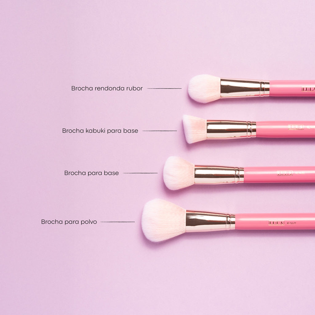 Kit de brochas Bubblegum  X 10 pcs