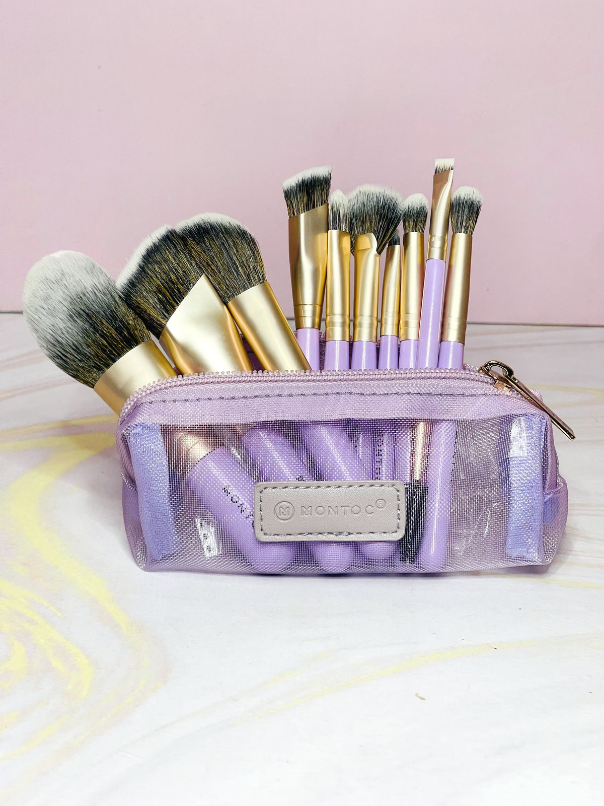 KIT DE BROCHAS VIAJERO PURPLE SOL MONTOC LP662