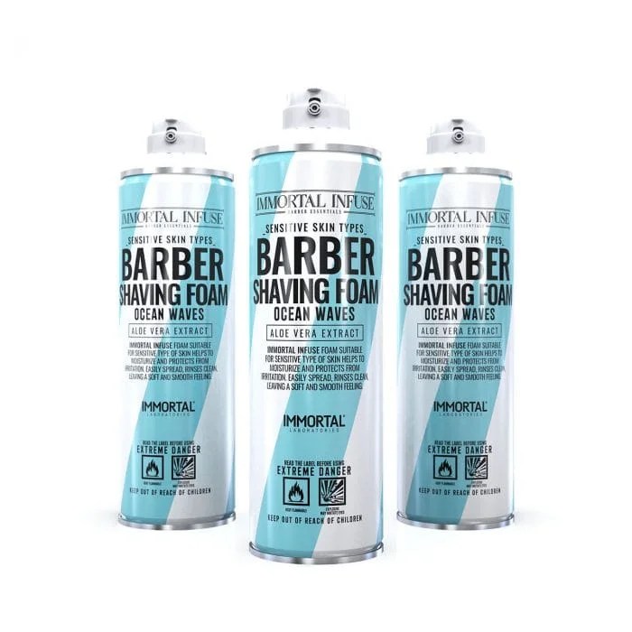 Immortal Infuse Barber Shaving Foam Ocean Waves 500ml