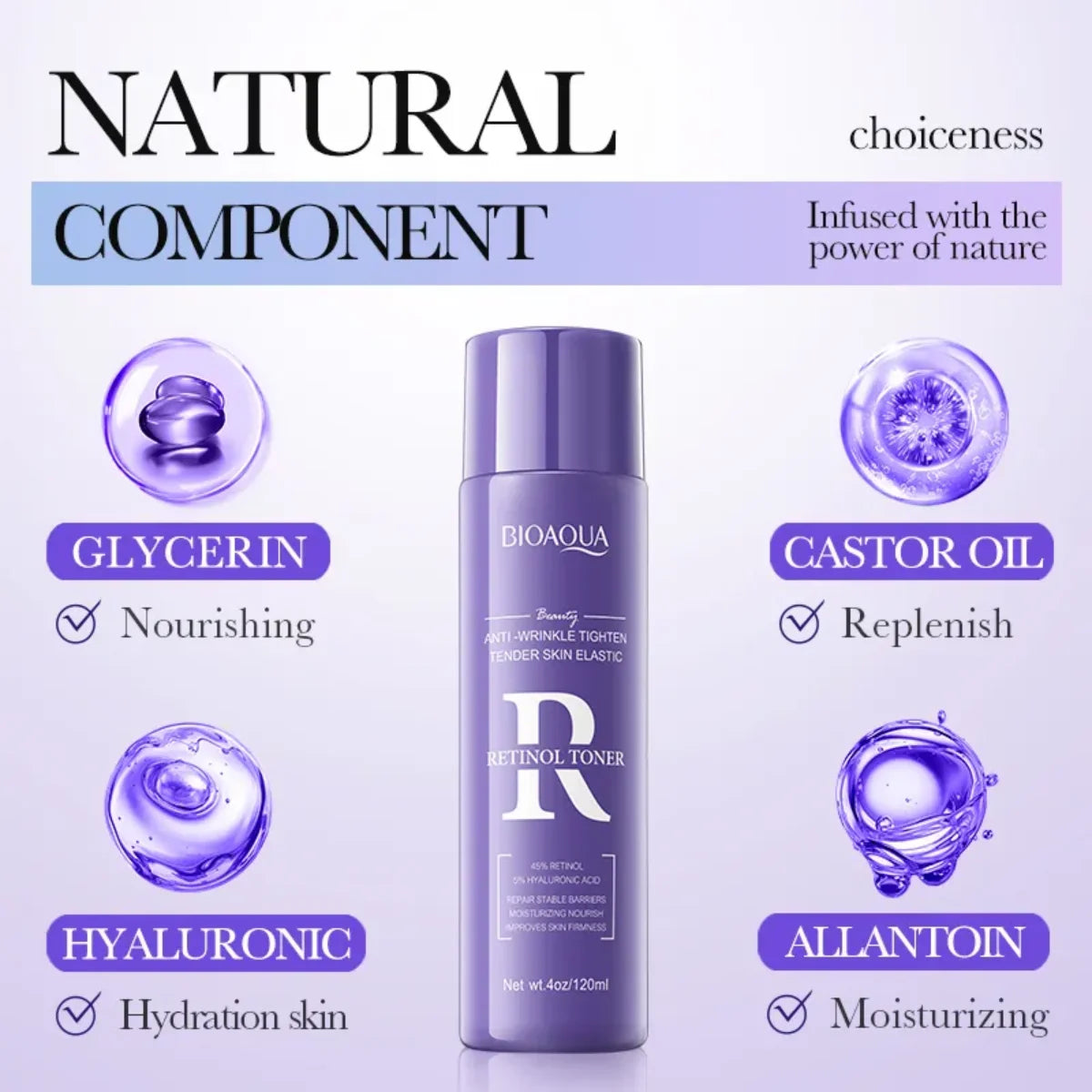 Tonico Facial de Retinol x 120 ml