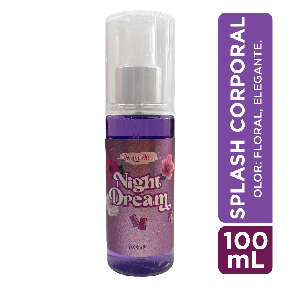 Splash Corporal Aqua Refresh Dream On Cosmetics 100mL - Night Dream DRM33