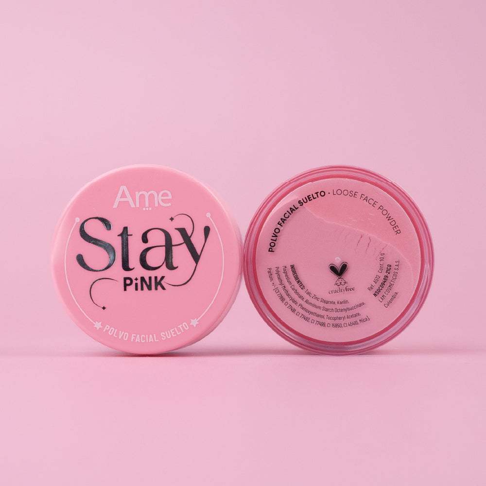 Polvo Suelto Rosado Stay Pink