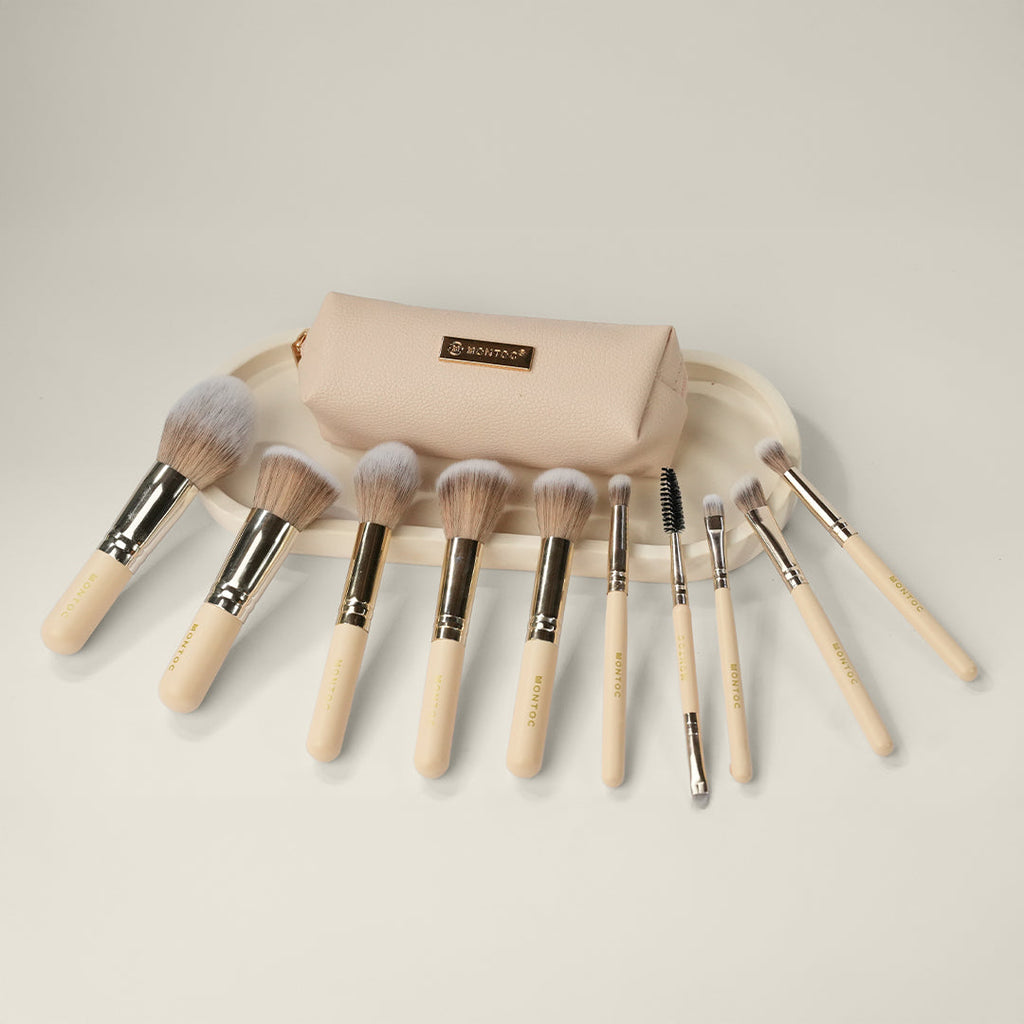 Kit mini brochas viajero nude