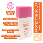 Protector Solar Matte SPF 50+ PA++++ Con Color Dream On Cosmetics Hecho en Corea DRM68