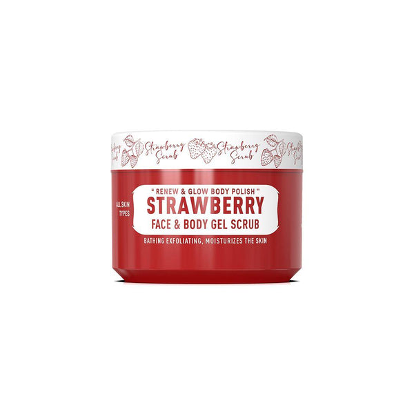 Immortal Infuse Strawberry Face & Body Gel Scrub 10.14 oz