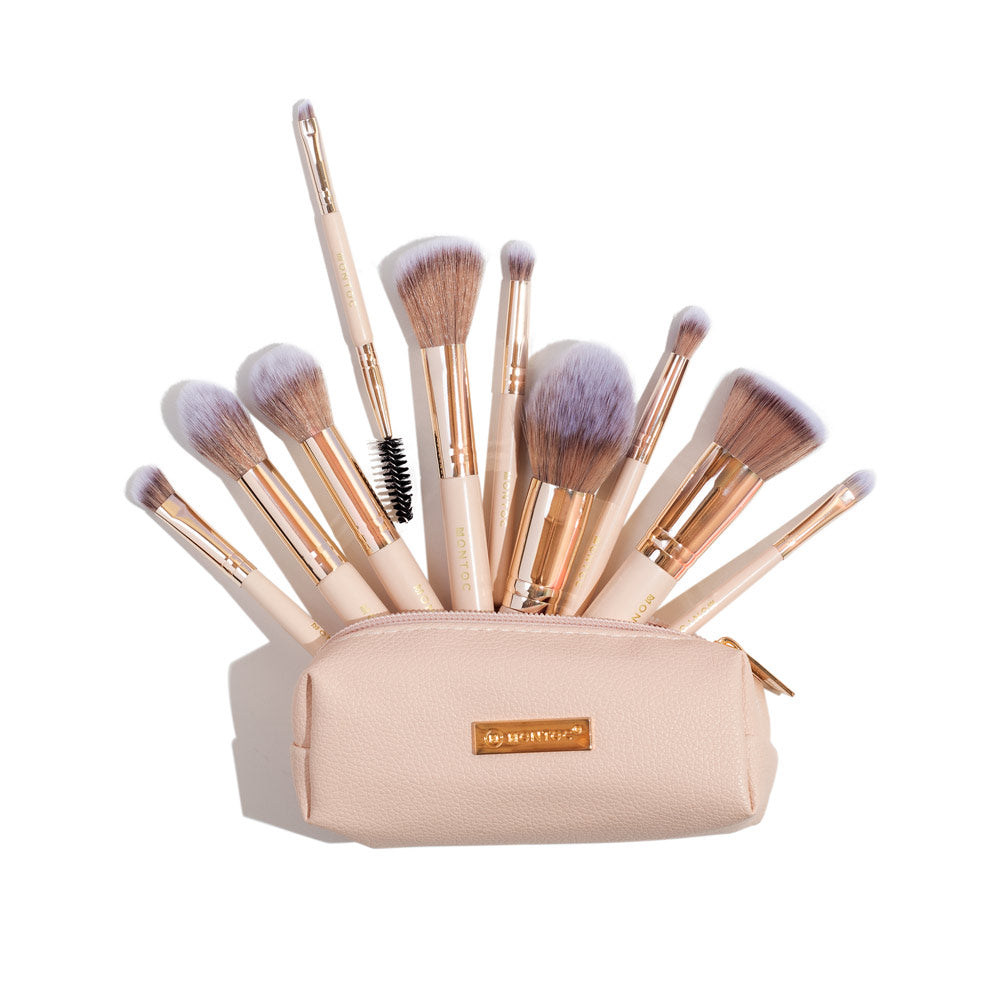 Kit mini brochas viajero nude